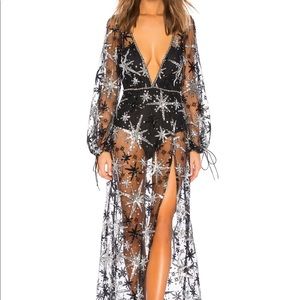 ISO For love & lemons stardust maxi dress